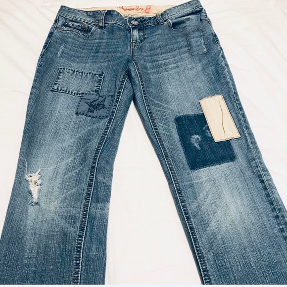American Rag Denim - American rag skinny patchwork